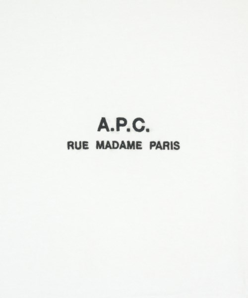 A.P.C.（アーペーセー）Tシャツ・カットソー 白 サイズ:L メンズ/2200721612485