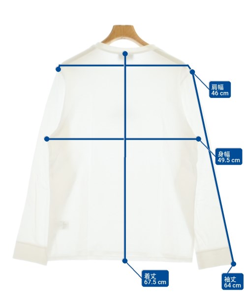 A.P.C.（アーペーセー）Tシャツ・カットソー 白 サイズ:L メンズ/2200721612485