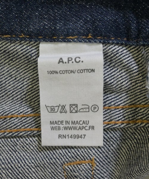 A.P.C.（アーペーセー）デニムパンツ 紺 サイズ:29(S位) メンズ/2200719758027