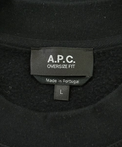 A.P.C.（アーペーセー）スウェット 黒 サイズ:L メンズ/2200722214060