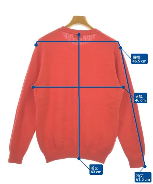 A.P.C.（アーペーセー）ニット・セーター 赤 サイズ:XS メンズ/2200723371212