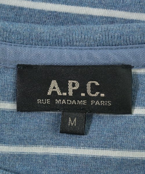 A.P.C.（アーペーセー）Tシャツ・カットソー 青 サイズ:M メンズ/2200682288064