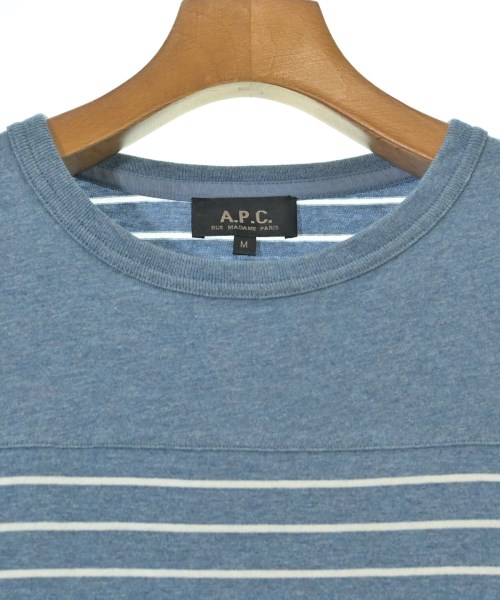 A.P.C.（アーペーセー）Tシャツ・カットソー 青 サイズ:M メンズ/2200682288064