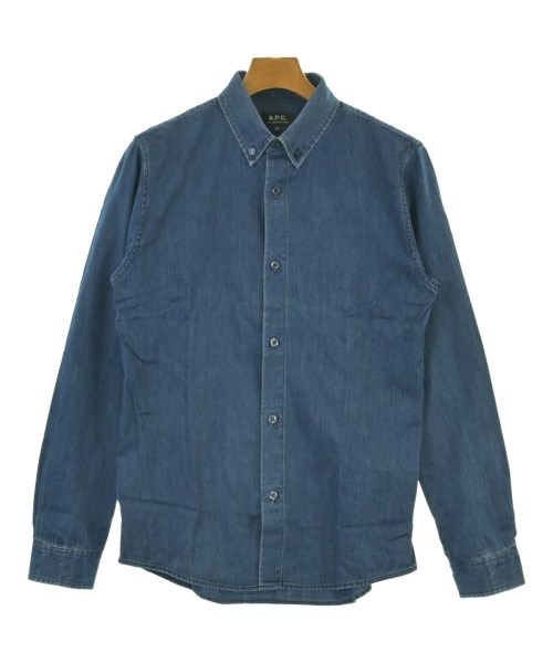 A.P.C.（アーペーセー）カジュアルシャツ 青 サイズ:XS メンズ/2200672827242