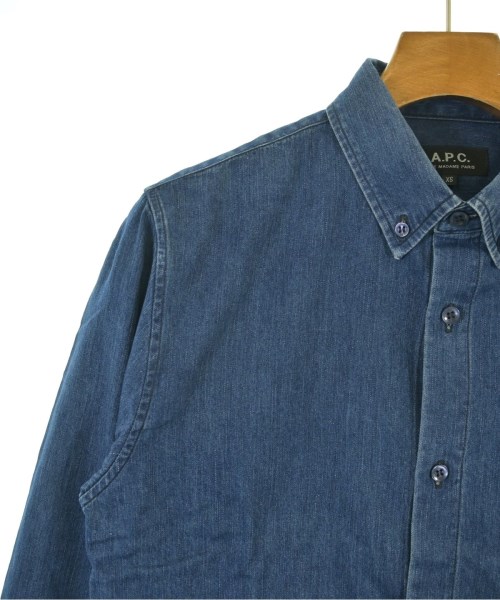 A.P.C.（アーペーセー）カジュアルシャツ 青 サイズ:XS メンズ/2200672827242