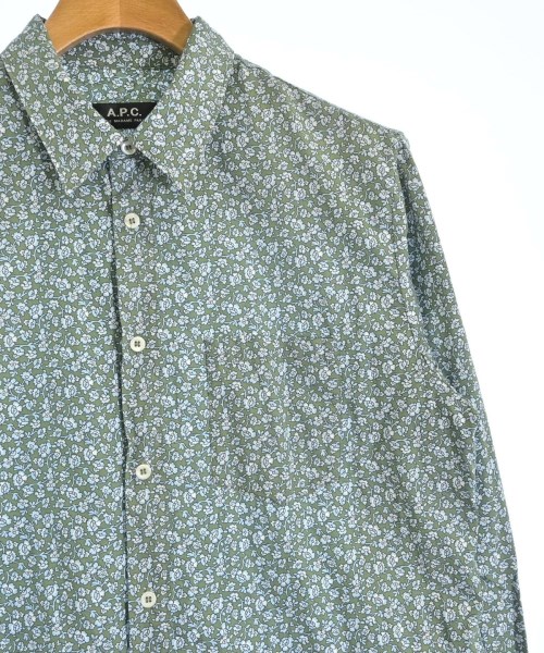 A.P.C.（アーペーセー）カジュアルシャツ 緑 サイズ:M メンズ/2200682759014