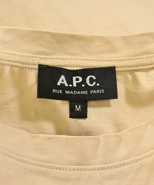 A.P.C.（アーペーセー）Tシャツ・カットソー ベージュ サイズ:M メンズ/2200682759038