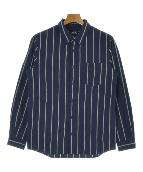 A.P.C.(アーペーセー)カジュアルシャツ 紺 サイズ:S/2200679258025
