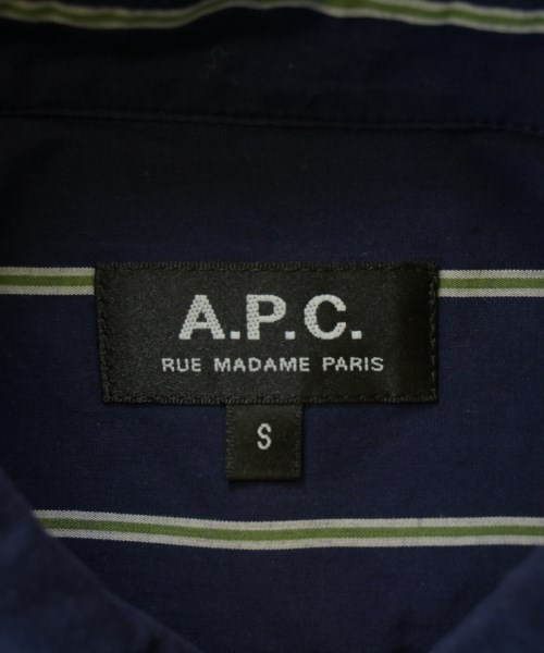 A.P.C.（アーペーセー）カジュアルシャツ 紺 サイズ:S メンズ/2200679258025