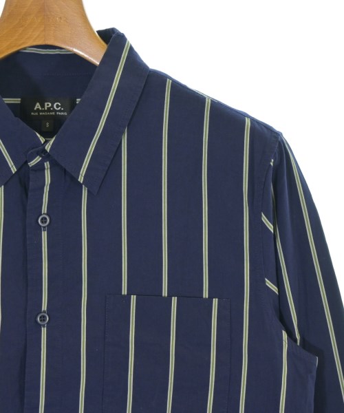 A.P.C.（アーペーセー）カジュアルシャツ 紺 サイズ:S メンズ/2200679258025