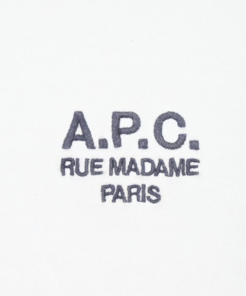 A.P.C.（アーペーセー）Tシャツ・カットソー 白 サイズ:S メンズ/2200683321029