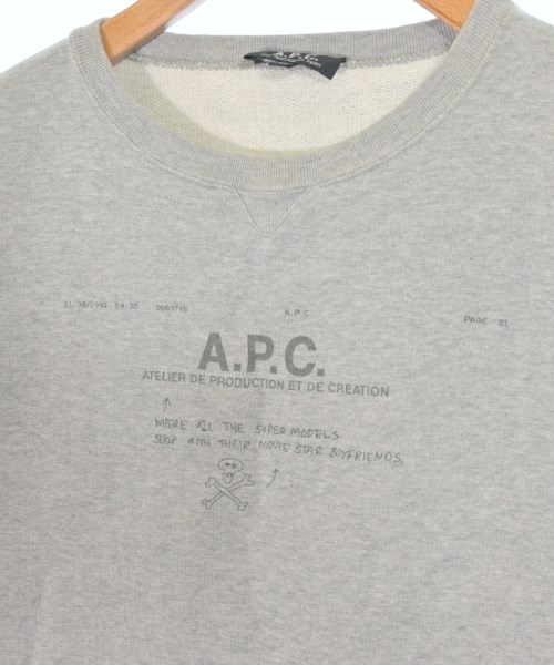 A.P.C.（アーペーセー）Tシャツ・カットソー グレー サイズ:M メンズ/2200683715019