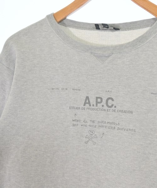 A.P.C.（アーペーセー）スウェット グレー サイズ:1(S位) メンズ/2200683715026