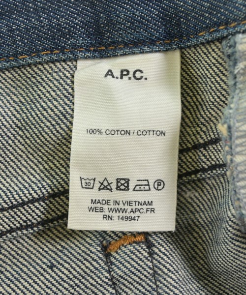 A.P.C.（アーペーセー）デニムパンツ 紺 サイズ:29(S位) メンズ/2200683963052