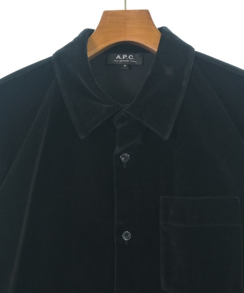 A.P.C.（アーペーセー）カジュアルシャツ 黒 サイズ:M メンズ/2200679324546