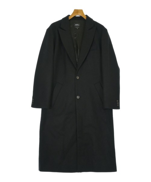 A.P.C.(アーペーセー)チェスターコート 黒 サイズ:XS/2200684647012