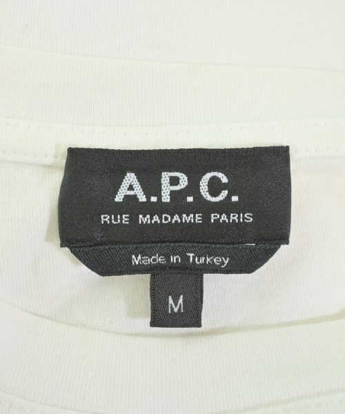 A.P.C.（アーペーセー）Tシャツ・カットソー 白 サイズ:M メンズ/2200684677033