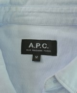 A.P.C.（アーペーセー）カジュアルシャツ 青 サイズ:M メンズ/2200684925080