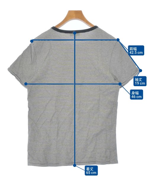 A.P.C.（アーペーセー）Tシャツ・カットソー 黒 サイズ:1(S位) メンズ/2200685015063