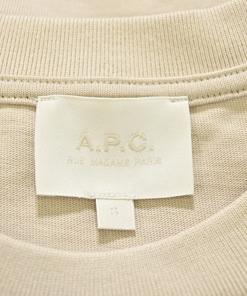A.P.C.（アーペーセー）Tシャツ・カットソー ベージュ サイズ:S メンズ/2200685322024
