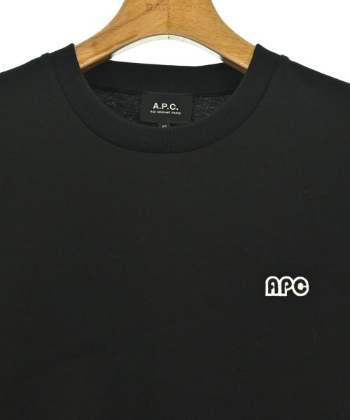 A.P.C.（アーペーセー）Tシャツ・カットソー 黒 サイズ:XS メンズ/2200685322031