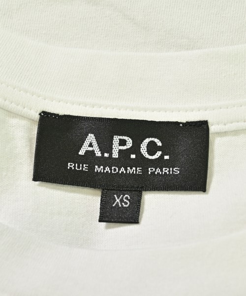 A.P.C.（アーペーセー）Tシャツ・カットソー 白 サイズ:XS メンズ/2200685322055
