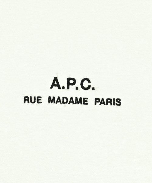 A.P.C.（アーペーセー）Tシャツ・カットソー 白 サイズ:XS メンズ/2200685322055