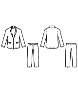 A.P.C.（アーペーセー）ビジネス グレー サイズ:XS/XS メンズ/2200681988309
