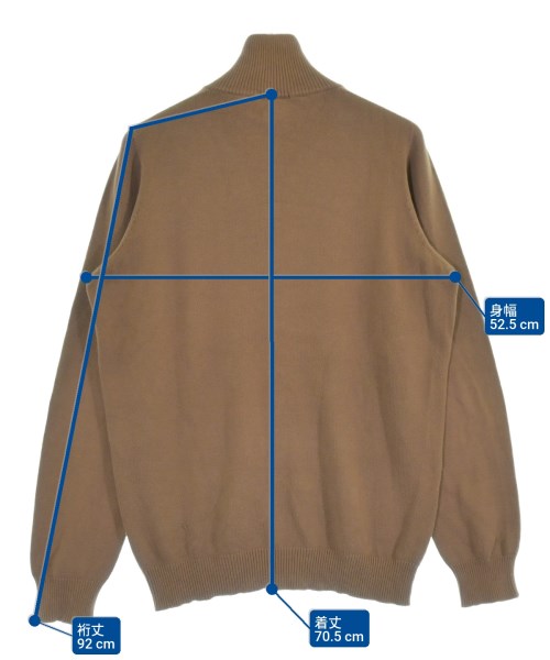 A.P.C.（アーペーセー）ニット・セーター 茶 サイズ:1(S位) メンズ/2200685962039