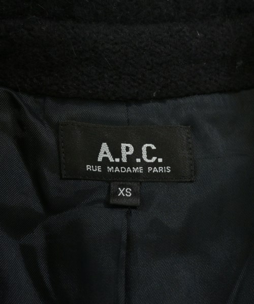 A.P.C.（アーペーセー）ステンカラーコート 黒 サイズ:XS メンズ/2200684069012