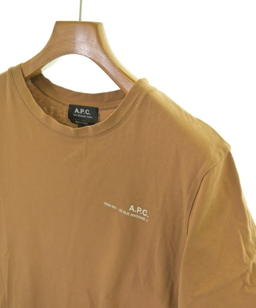 A.P.C.（アーペーセー）Tシャツ・カットソー 茶 サイズ:L メンズ/2200686873129