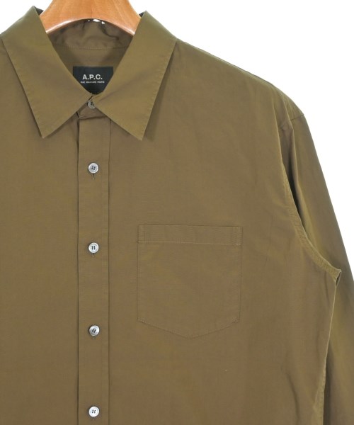 A.P.C.（アーペーセー）カジュアルシャツ 茶 サイズ:S メンズ/2200687399017
