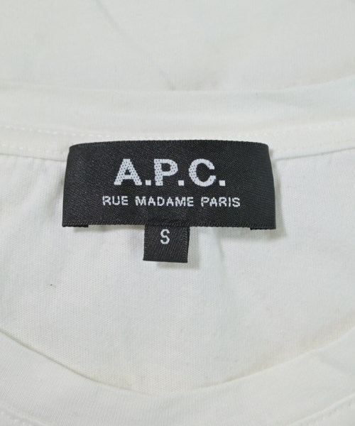 A.P.C.（アーペーセー）Tシャツ・カットソー 白 サイズ:S メンズ/2200682860055