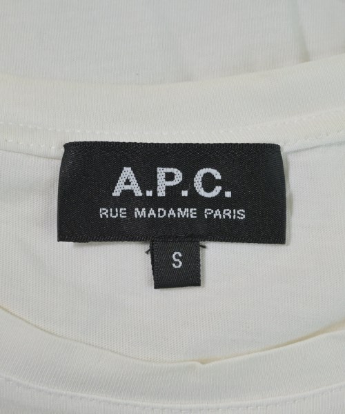 A.P.C.（アーペーセー）Tシャツ・カットソー 白 サイズ:S メンズ/2200682860062