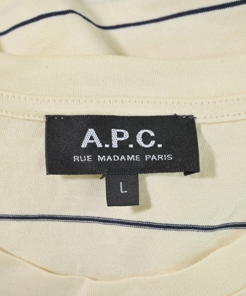 A.P.C.（アーペーセー）Tシャツ・カットソー 白 サイズ:L メンズ/2200683709087