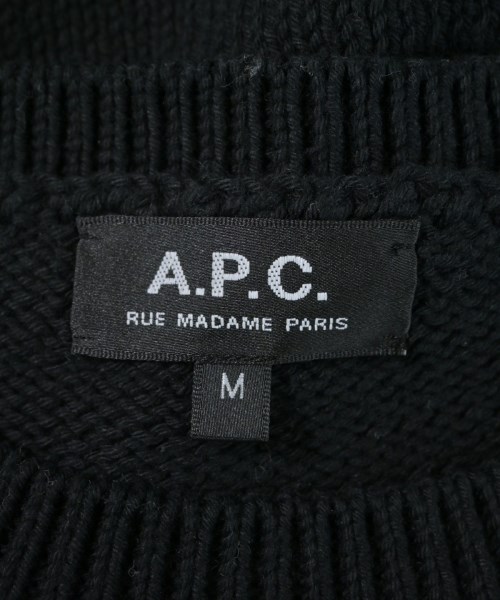 A.P.C.（アーペーセー）ニット・セーター 黒 サイズ:M メンズ/2200683709315
