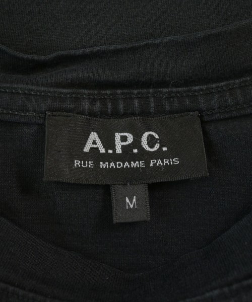 A.P.C.（アーペーセー）Tシャツ・カットソー 黒 サイズ:M メンズ/2200683785050