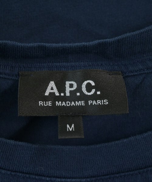 A.P.C.（アーペーセー）Tシャツ・カットソー 紺 サイズ:M メンズ/2200683785067