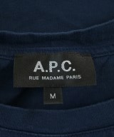 A.P.C.（アーペーセー）Tシャツ・カットソー 紺 サイズ:M メンズ/2200683785067