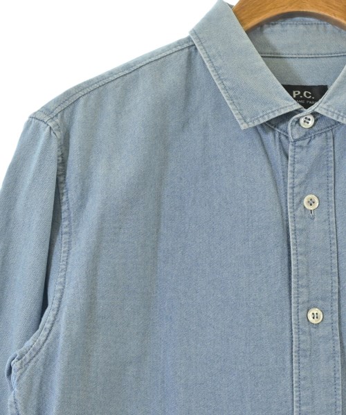 A.P.C.（アーペーセー）カジュアルシャツ 青 サイズ:XS メンズ/2200683785074