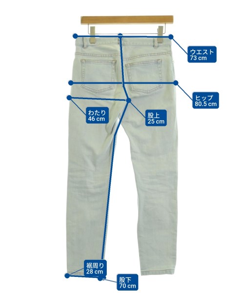 A.P.C.（アーペーセー）デニムパンツ 青 サイズ:27(XS位) メンズ/2200687620098