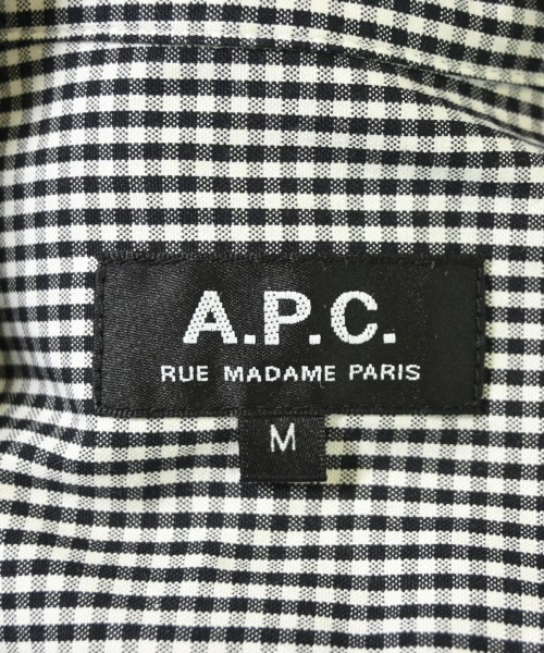 A.P.C.（アーペーセー）カジュアルシャツ 黒 サイズ:M メンズ/2200688209056