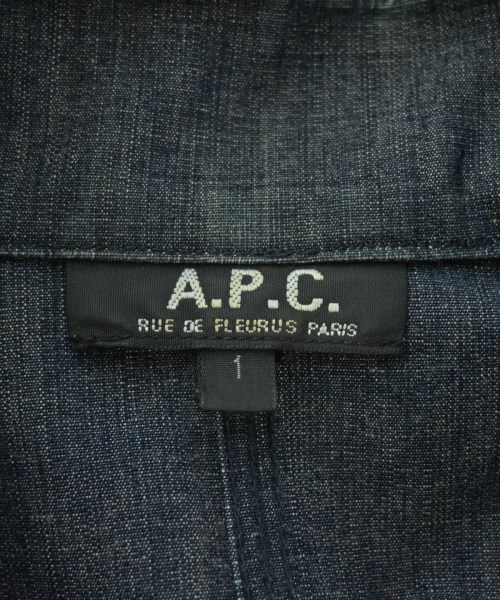 A.P.C.（アーペーセー）デニムジャケット 紺 サイズ:1(S位) メンズ/2200688545017