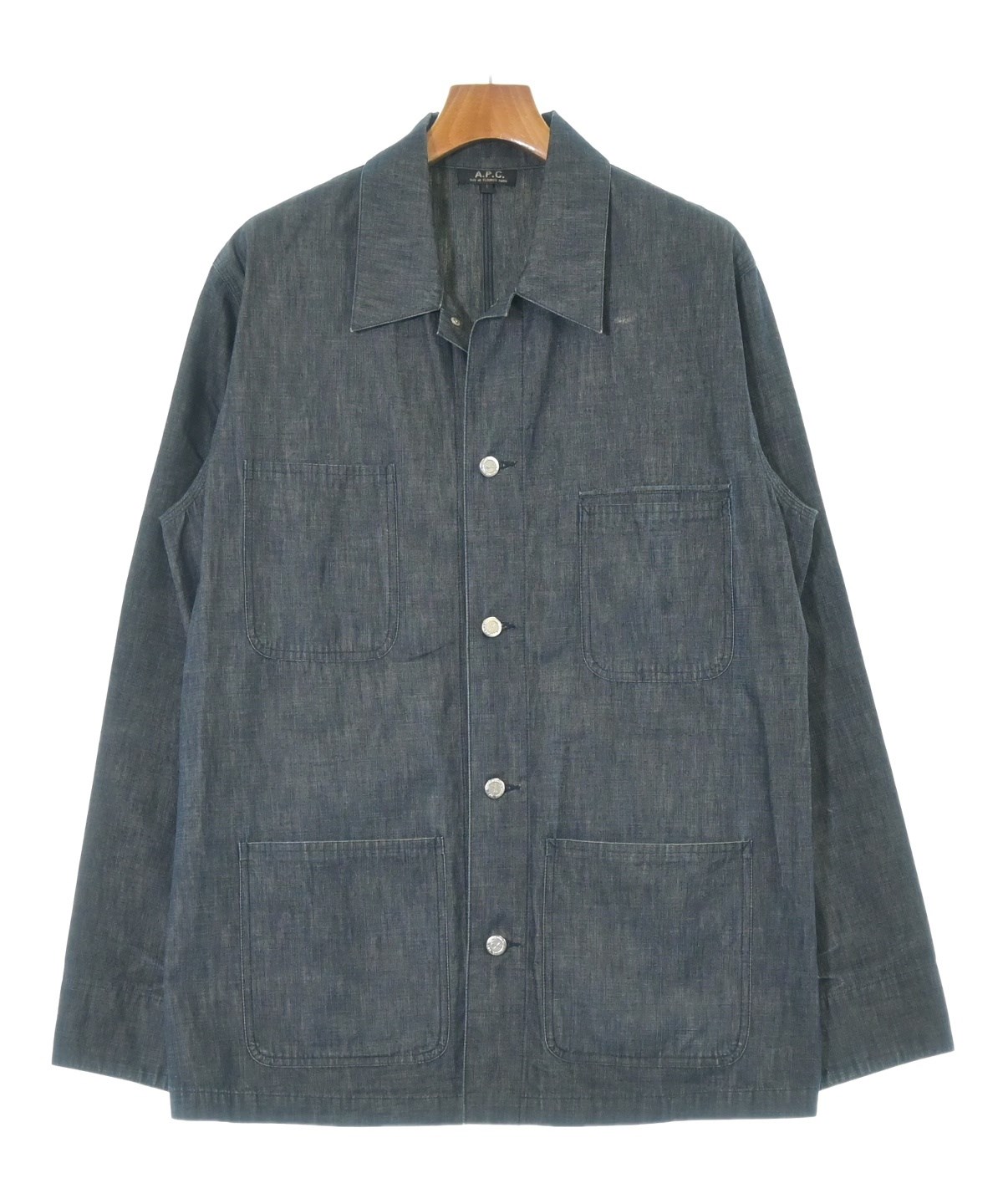 A.P.C.（アーペーセー）デニムジャケット 紺 サイズ:1(S位) メンズ