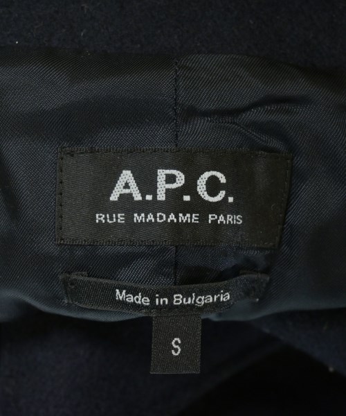 A.P.C.（アーペーセー）チェスターコート 紺 サイズ:S メンズ/2200687962051