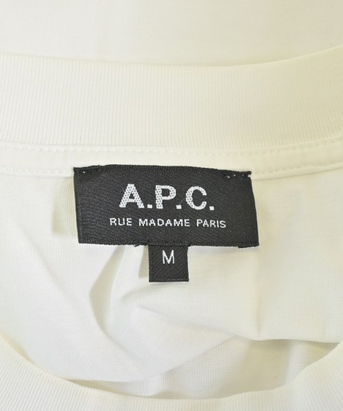 A.P.C.（アーペーセー）Tシャツ・カットソー 白 サイズ:M メンズ/2200689812026