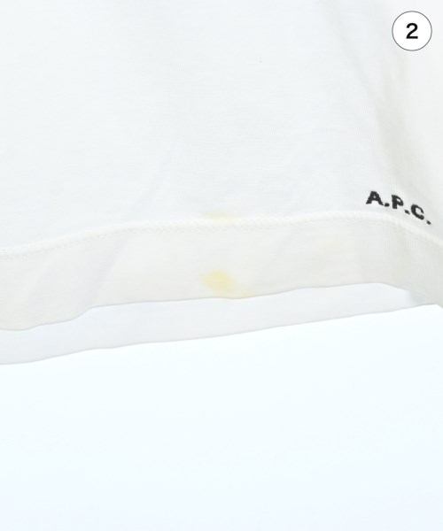 A.P.C.（アーペーセー）Tシャツ・カットソー 白 サイズ:M メンズ/2200689812026