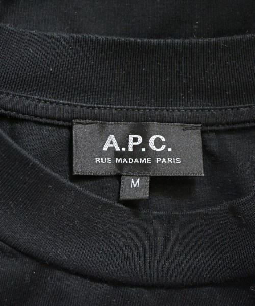 A.P.C.（アーペーセー）Tシャツ・カットソー 黒 サイズ:M メンズ/2200689812033