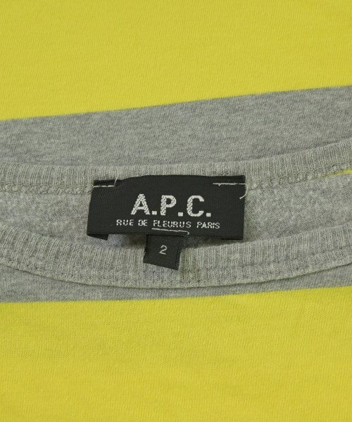 A.P.C.（アーペーセー）Tシャツ・カットソー グレー サイズ:2(M位) メンズ/2200686019046