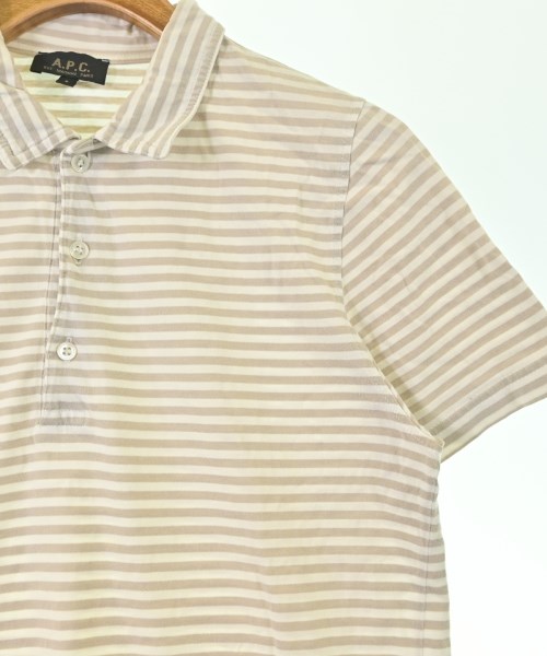 A.P.C.（アーペーセー）ポロシャツ ベージュ サイズ:S メンズ/2200690281088
